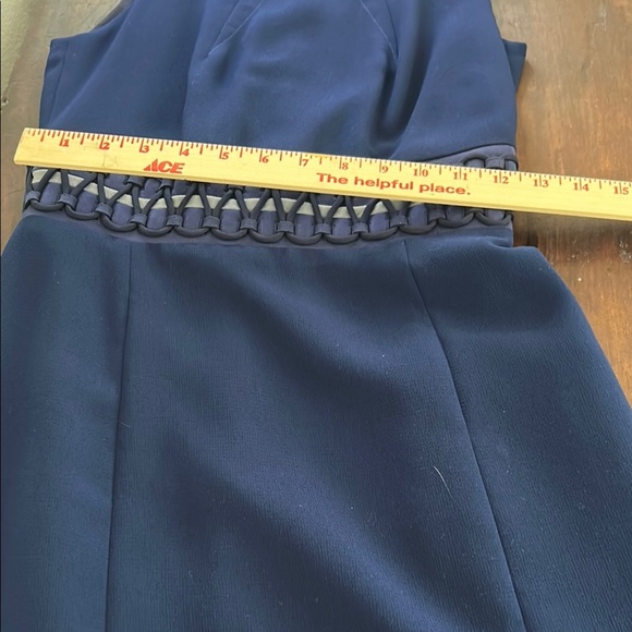 ANTONIO MELANI Blue Midi Dress Elegant Style - Picture 10 of 13